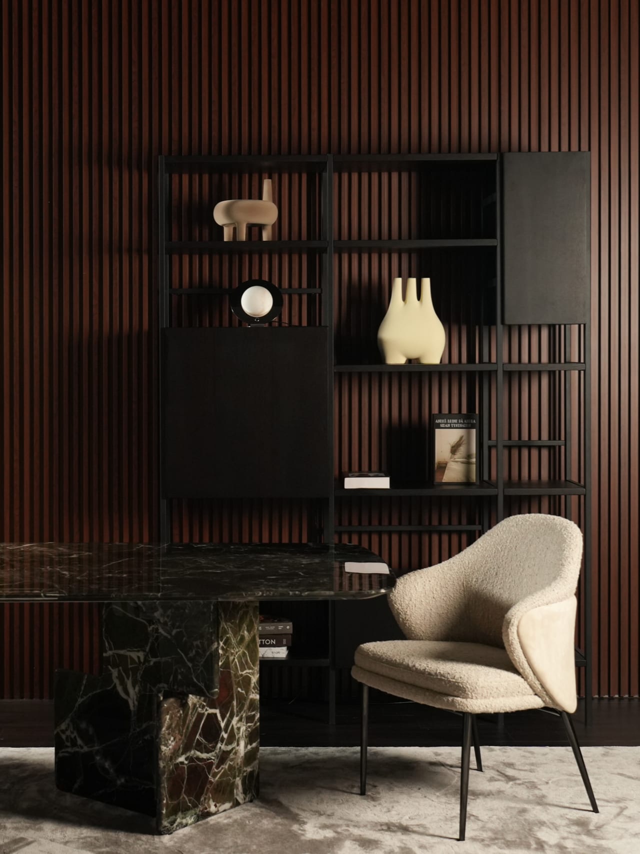Dining Table in a Big Brain interior