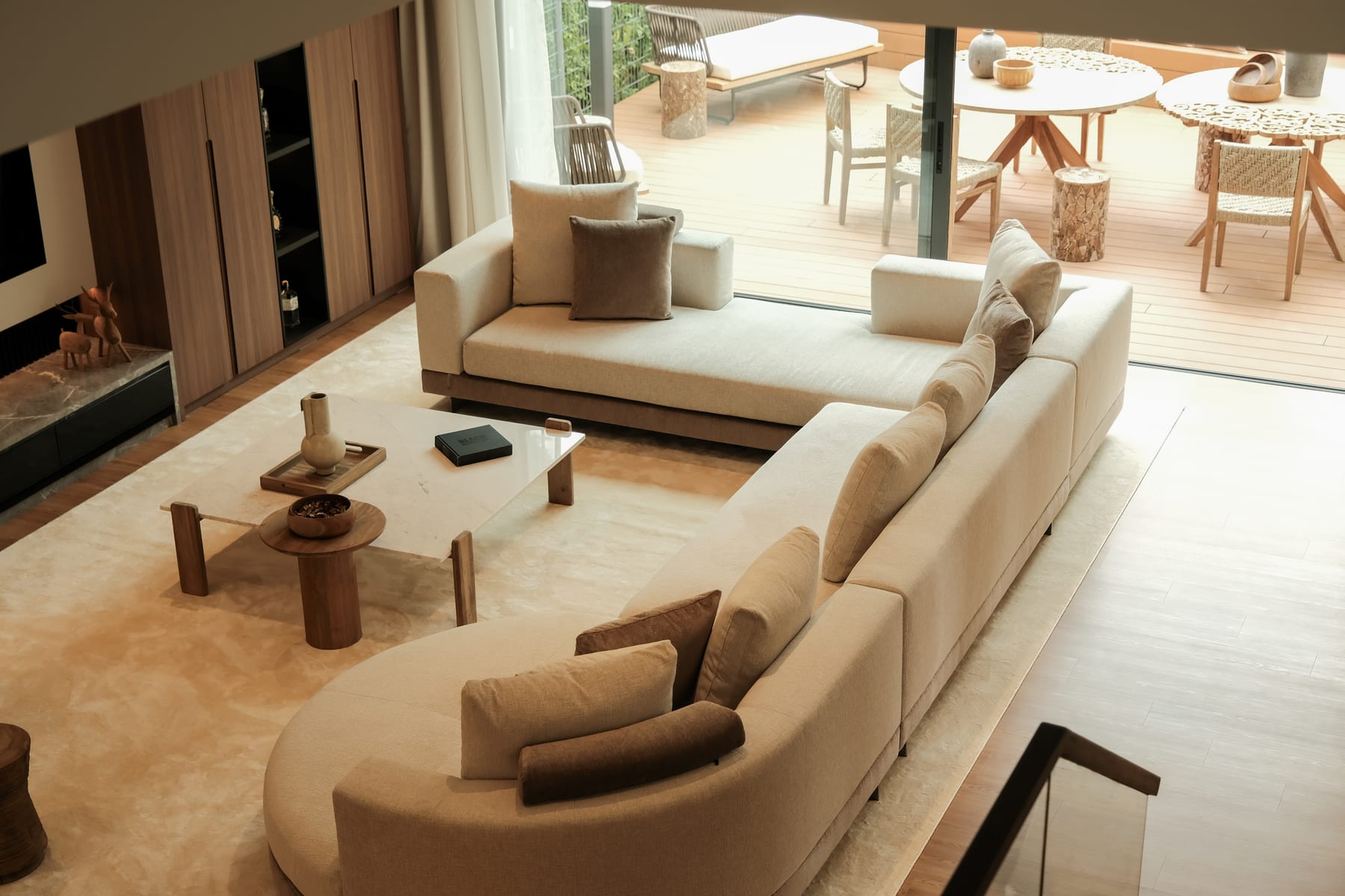 Sofa in a Big Brain interior